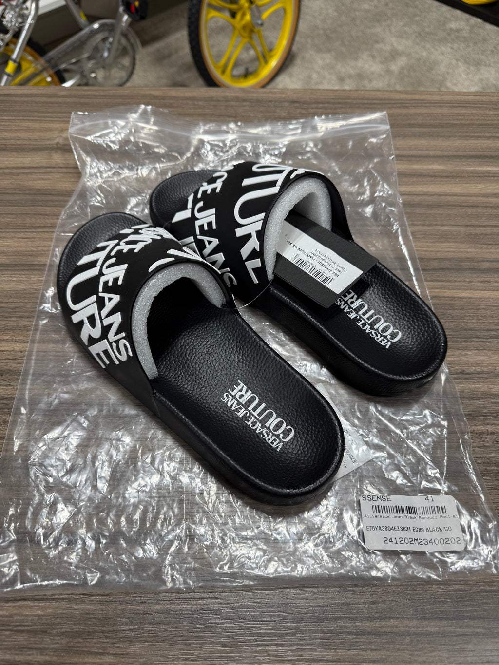 Versace Couture Slides Sz 41