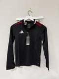 Adidas Custom Entrada 26 Track Top Youth Black Red
