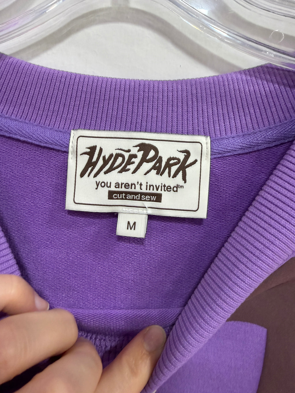 Hyde Park Puff the Magic Pattern Shirt (Purple) sz M top/S shorts