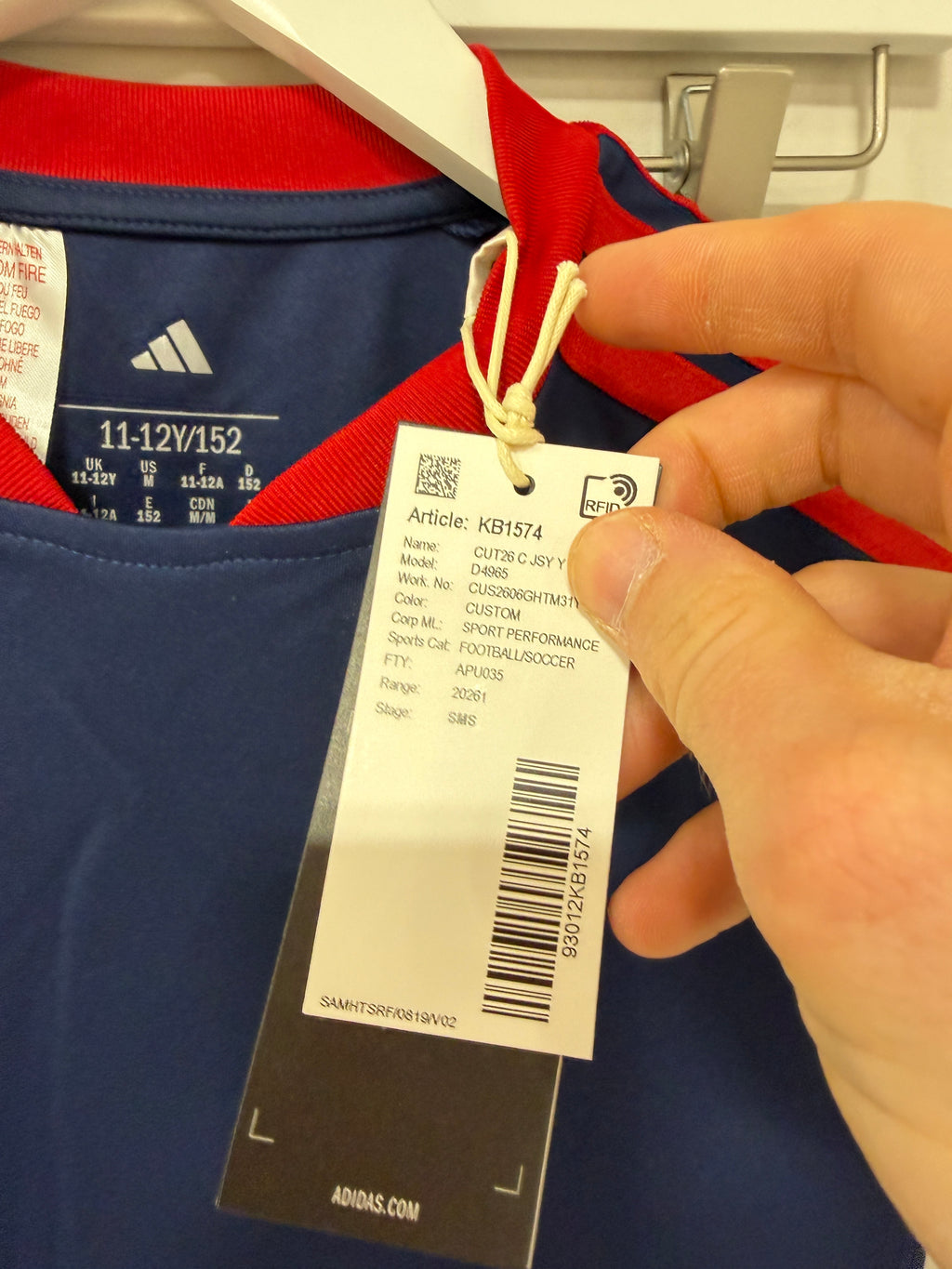 Adidas Cuesta26 Jersey Blue/Red