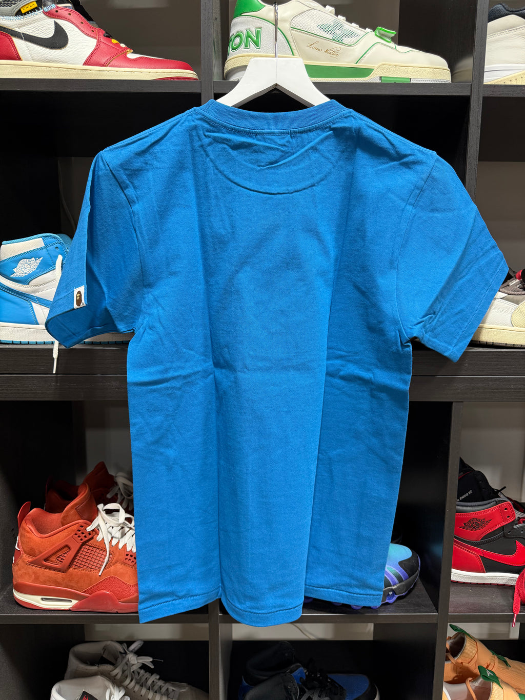 Bape T-Shirt Blue Sz S