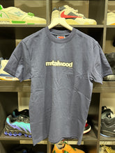 Load image into Gallery viewer, Metalwood T-Shirt Navy Sz S
