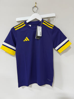 Adidas Purple/Yellow Youth Jersey Sz M