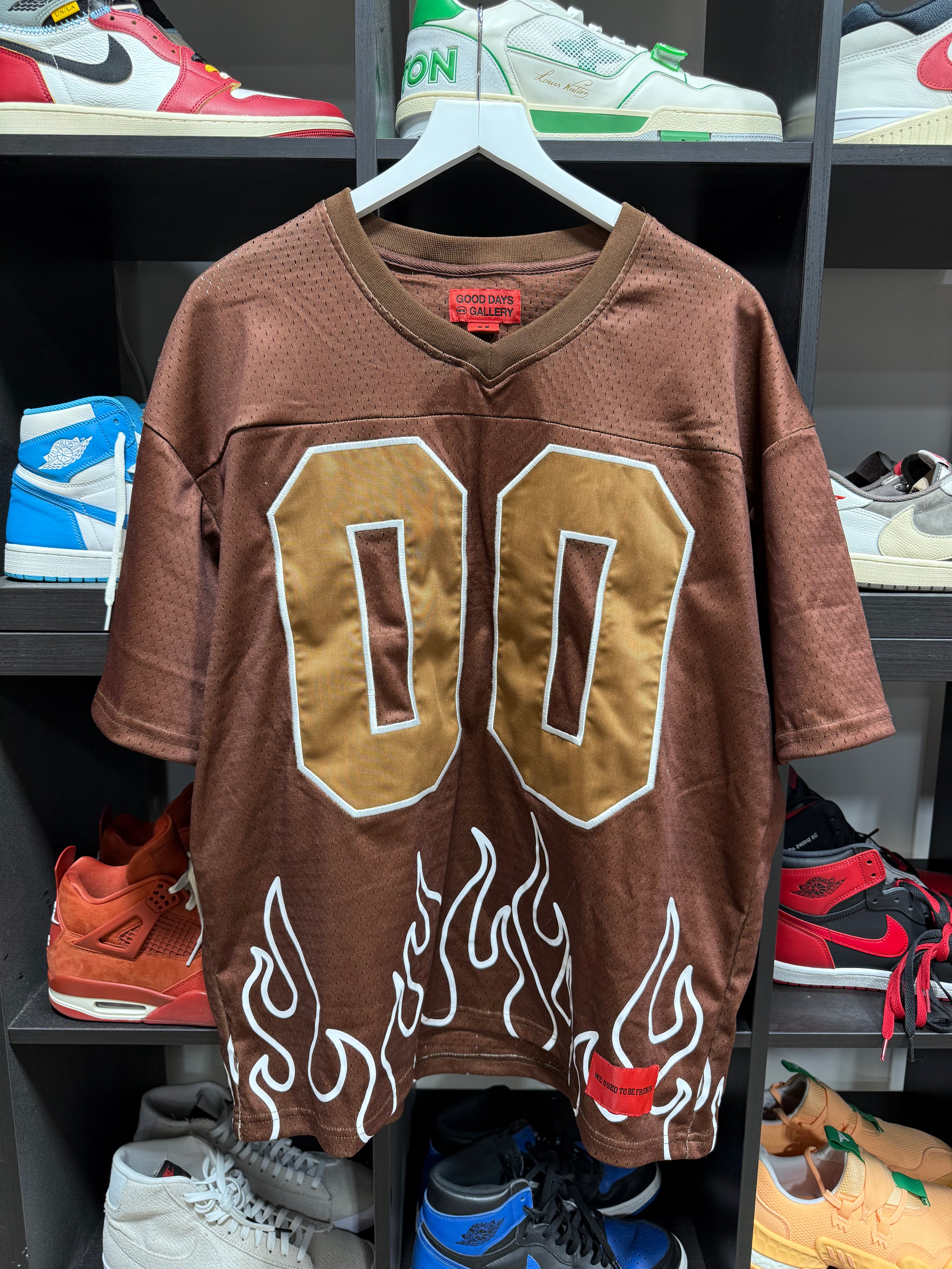 Good Days Gallery Jersey Brown Sz M