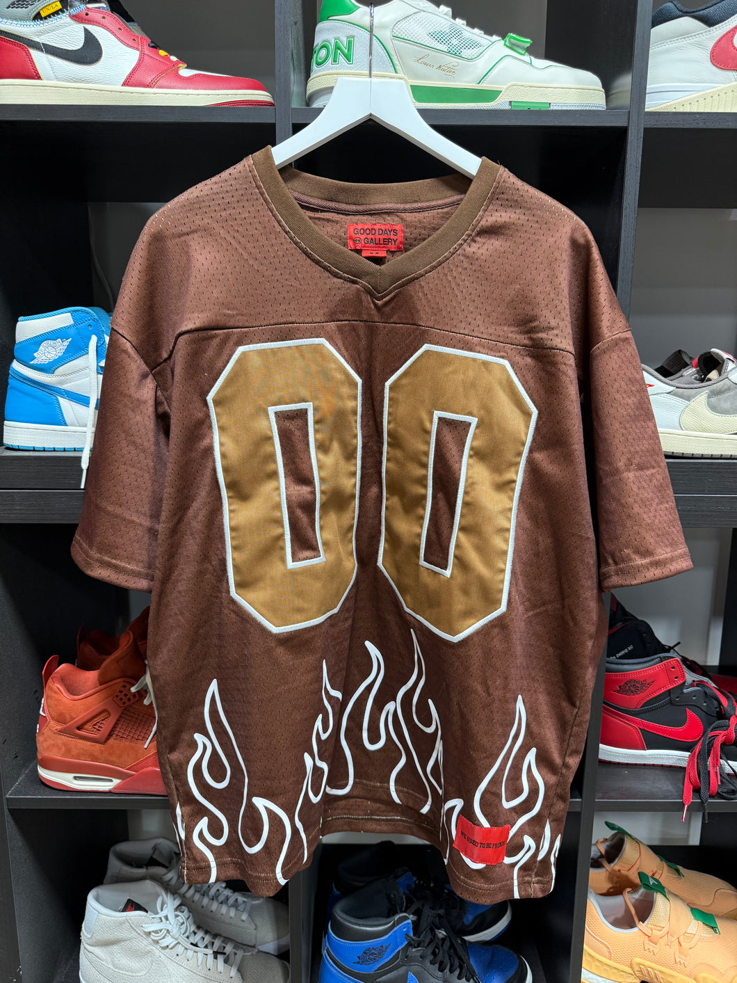 Good Days Gallery Jersey Brown Sz M