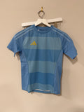 Adidas Youth Jersey Baby Blue/Yellow Sz M