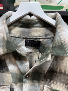 Richie Le Flannel Green Sz M