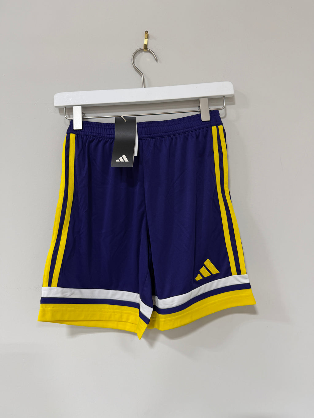 Adidas Purple Yellow Youth Shorts