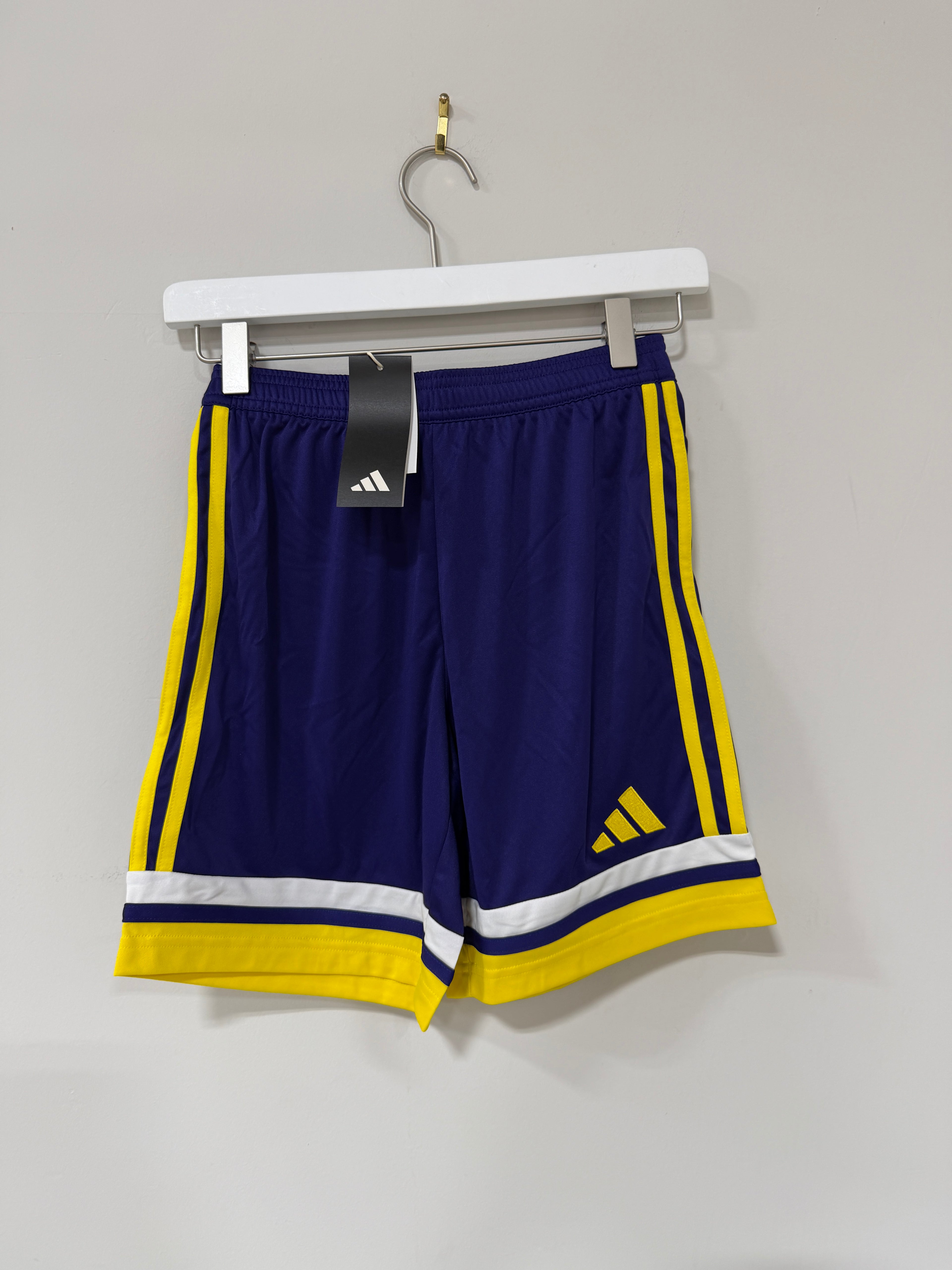 Adidas Purple Yellow Youth Shorts
