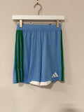 Adidas Blue/Green Competition Shorts Sz M Youth