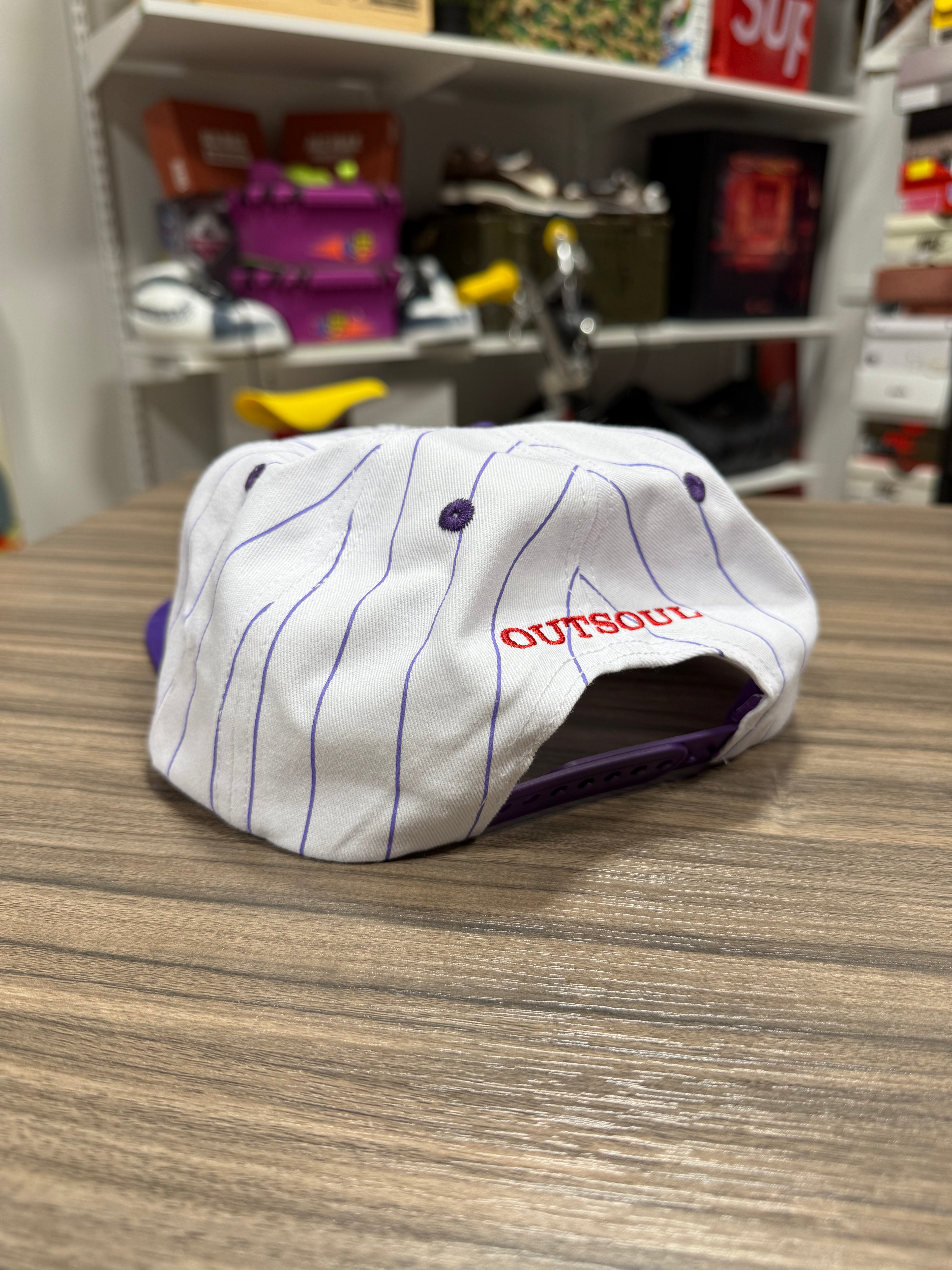 Outsoul Hat White/Purple Sz UNI