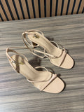 Mix No. 6 nude strappy high-heeled sandals sz 11