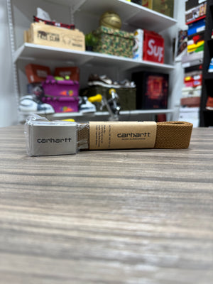 "CARHARTT WORK IN PROGRESS Brown Clip Belt" Sz UNI