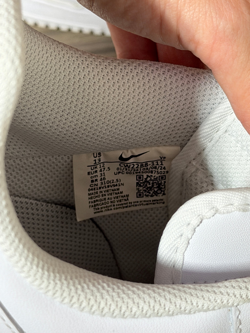Nike Air Force 1 '07 Low Sneaker sz 13