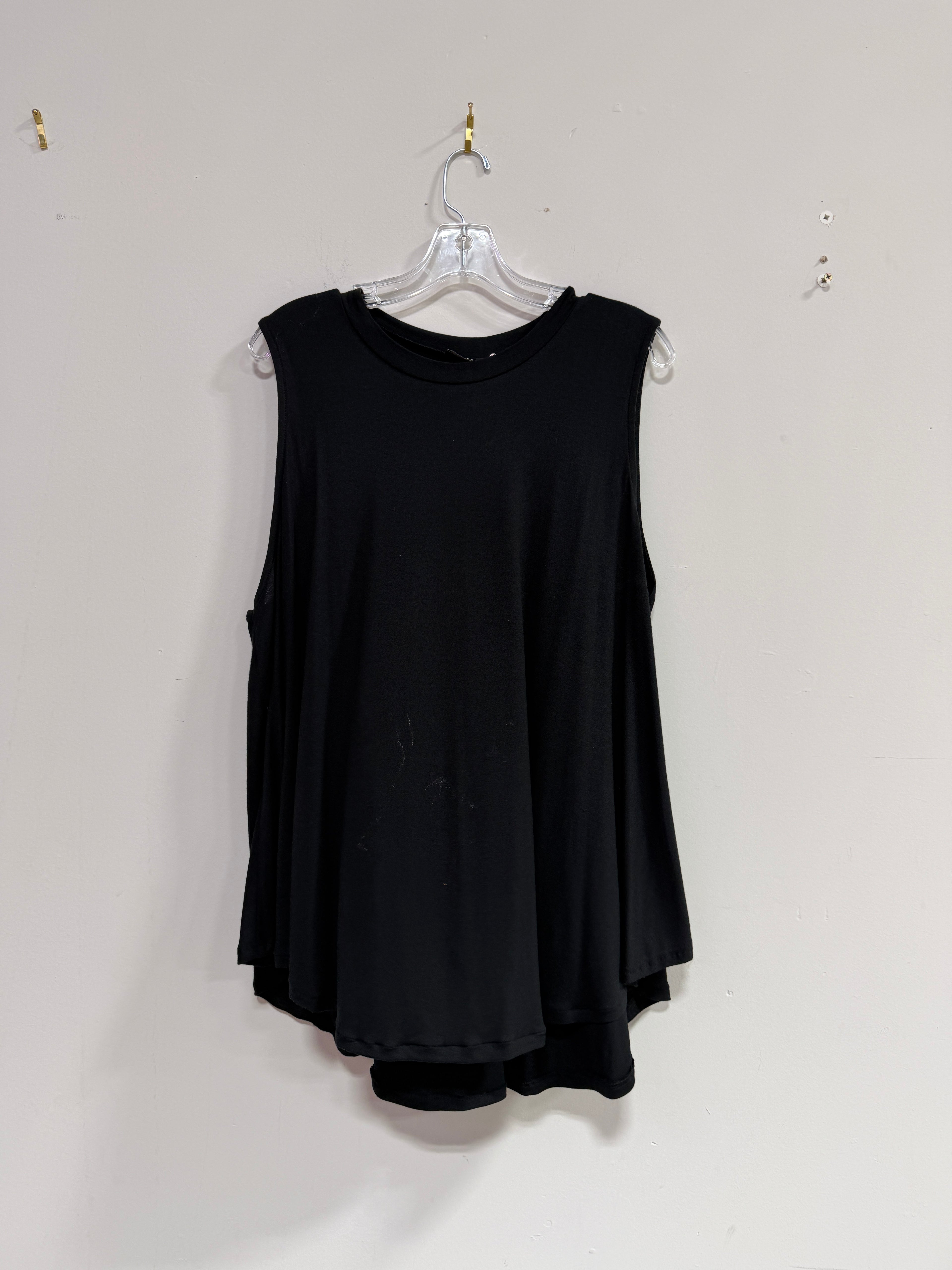 Lane Bryant black sleeveless tunic women's sz 22/24