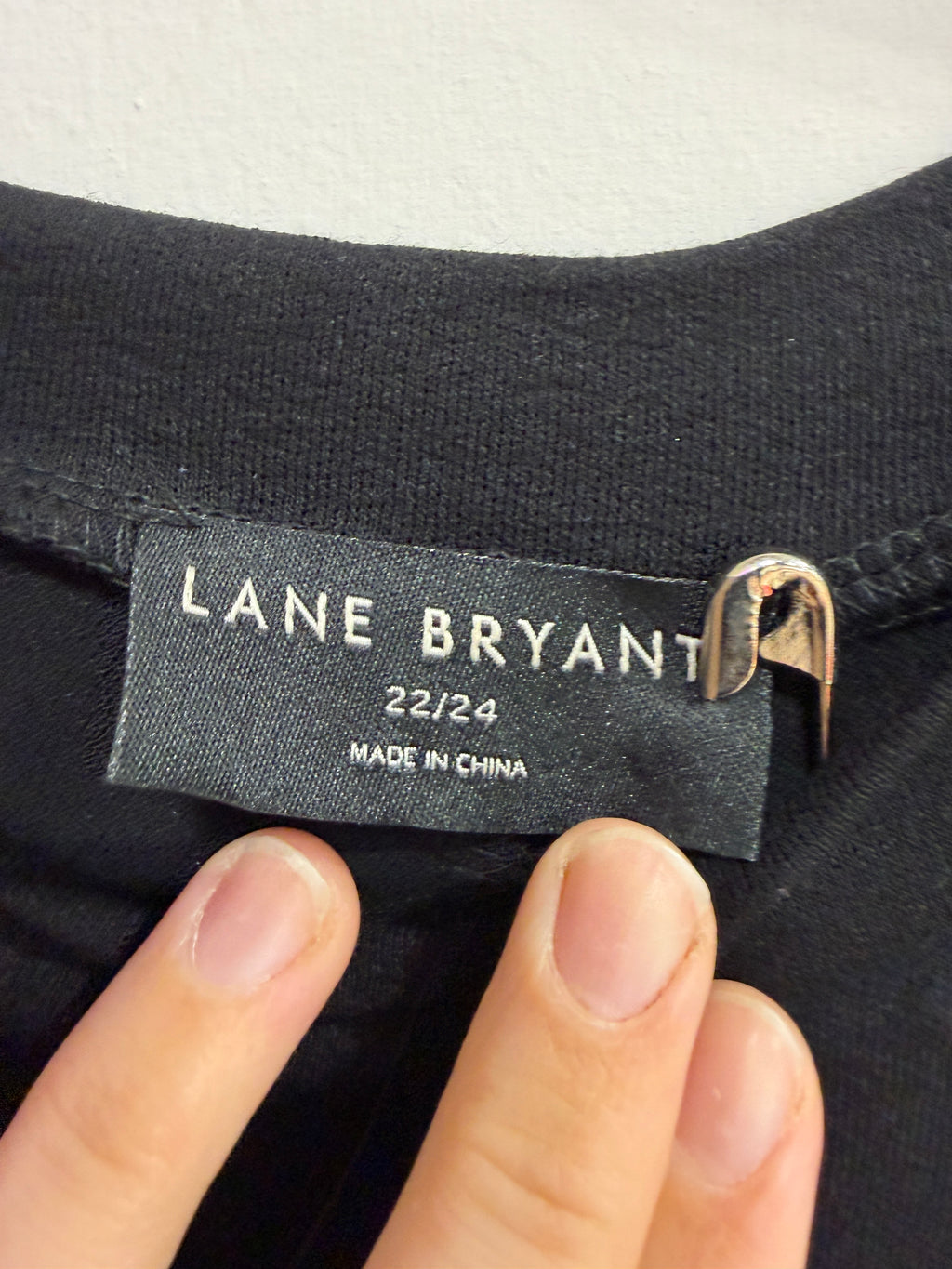 Lane Bryant black sleeveless tunic women's sz 22/24