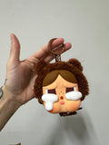 POP MART CRYBABY Crying Again Series Earphone Case Tech Pouch – Love Makes Us Cry (Baby Brown Bear)