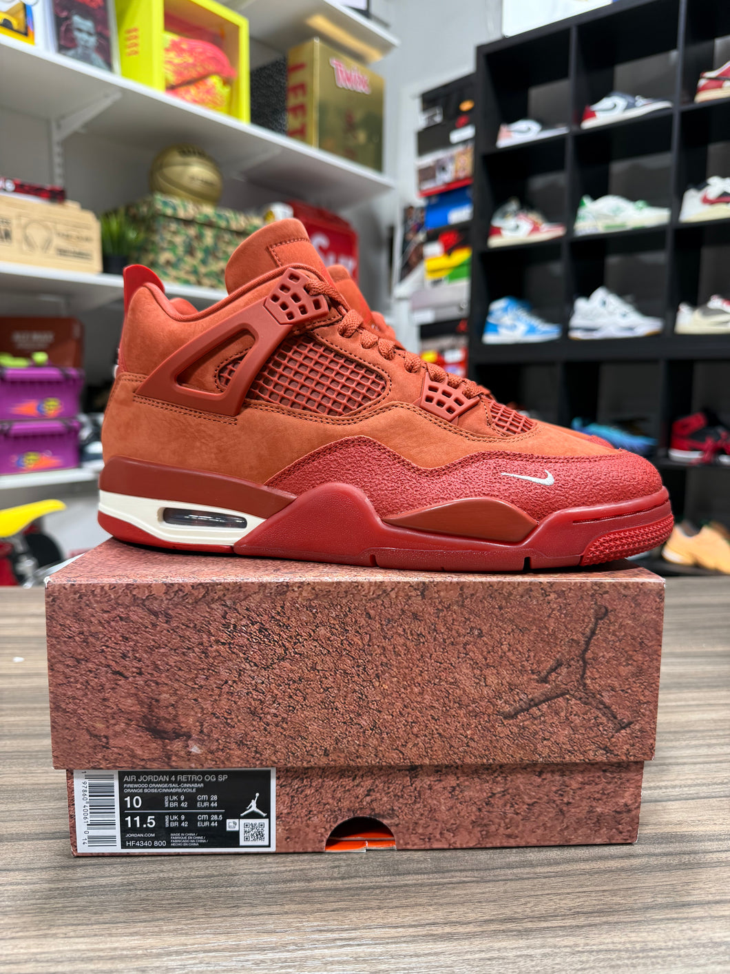 Air Jordan 4 Retro OG SP Nigel Sylvester Brick by Brick Sz 10