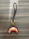 BURGA L'Iconique Puffy Vegan Leather Croissant Bag Charm & Keychain