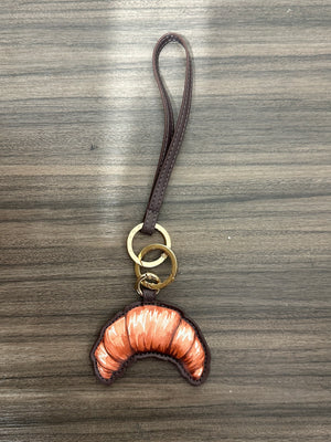 BURGA L'Iconique Puffy Vegan Leather Croissant Bag Charm & Keychain