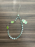 POP MART THE MONSTERS Big into Energy Series Beaded Phone Charm Lanyard – Serenity (Green Variant)