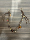 Boho Mixed Charm Macrame Bag Extender Strap