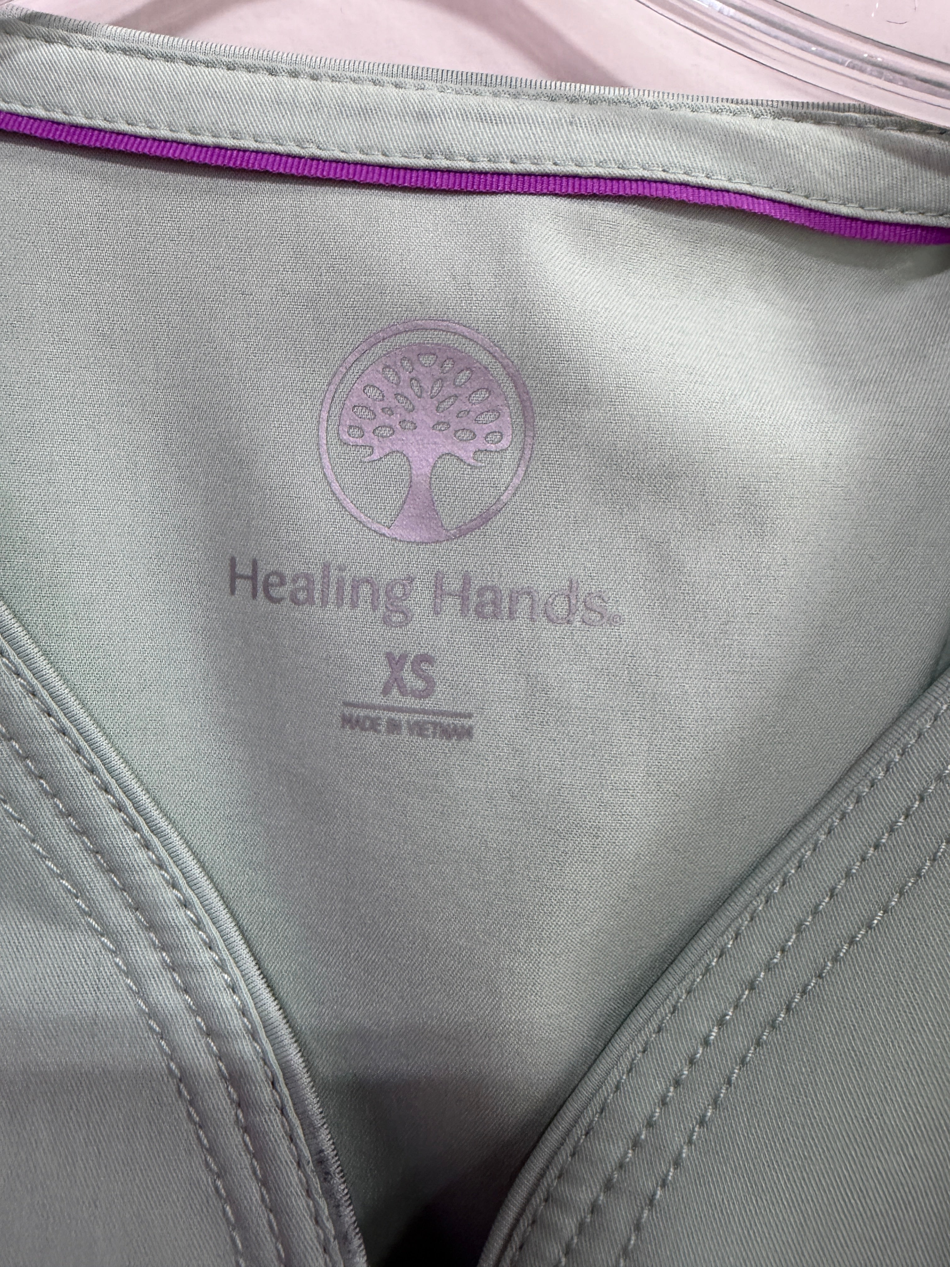 Healing Hands Purple Label Tina Scrub set sz XS top and S bottoms