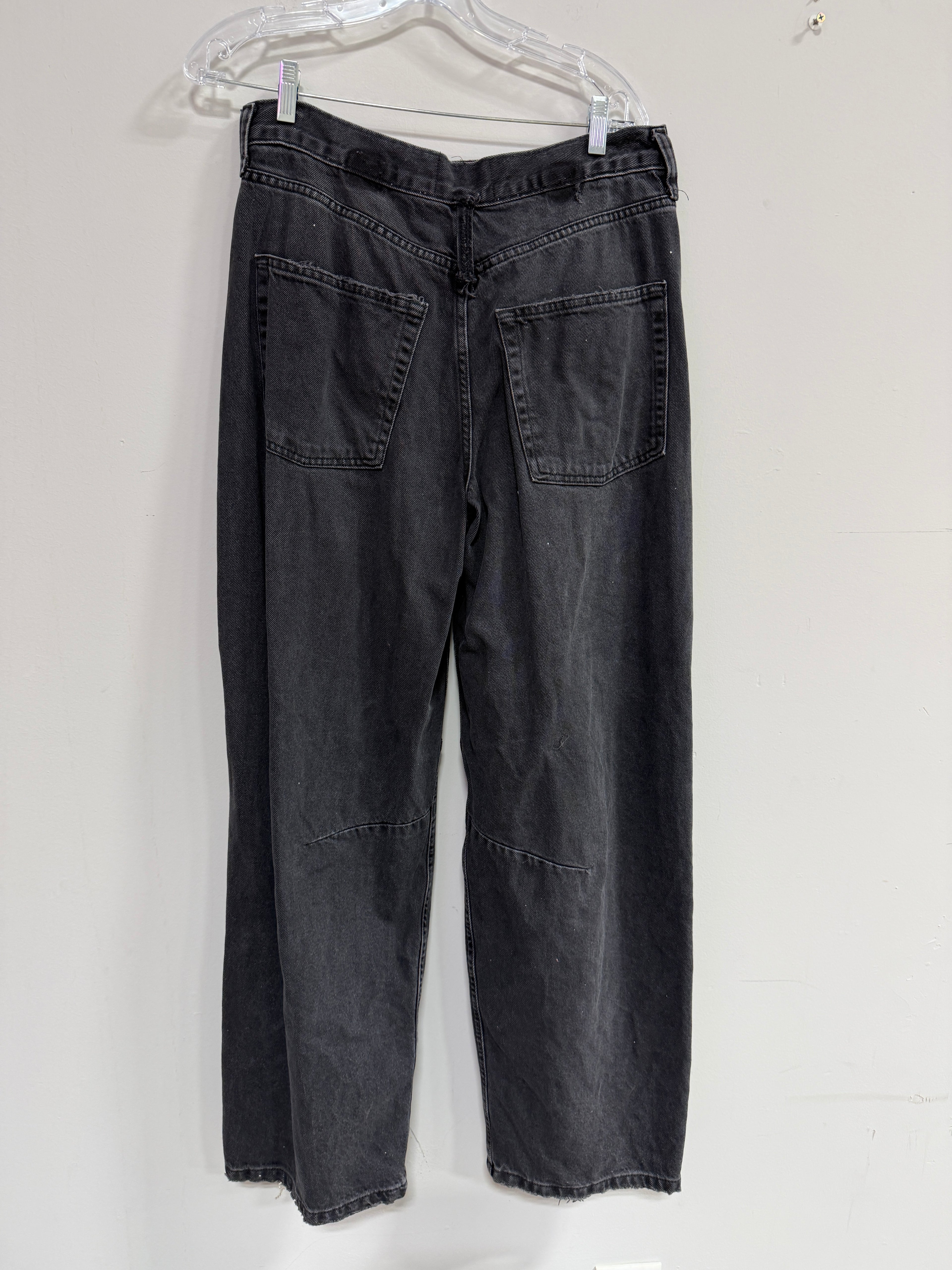 BDG Urban Outfitters black barrel-leg jeans women's sz 31