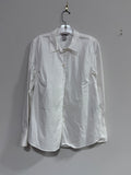 H&M white long-sleeve button-down shirt sz M