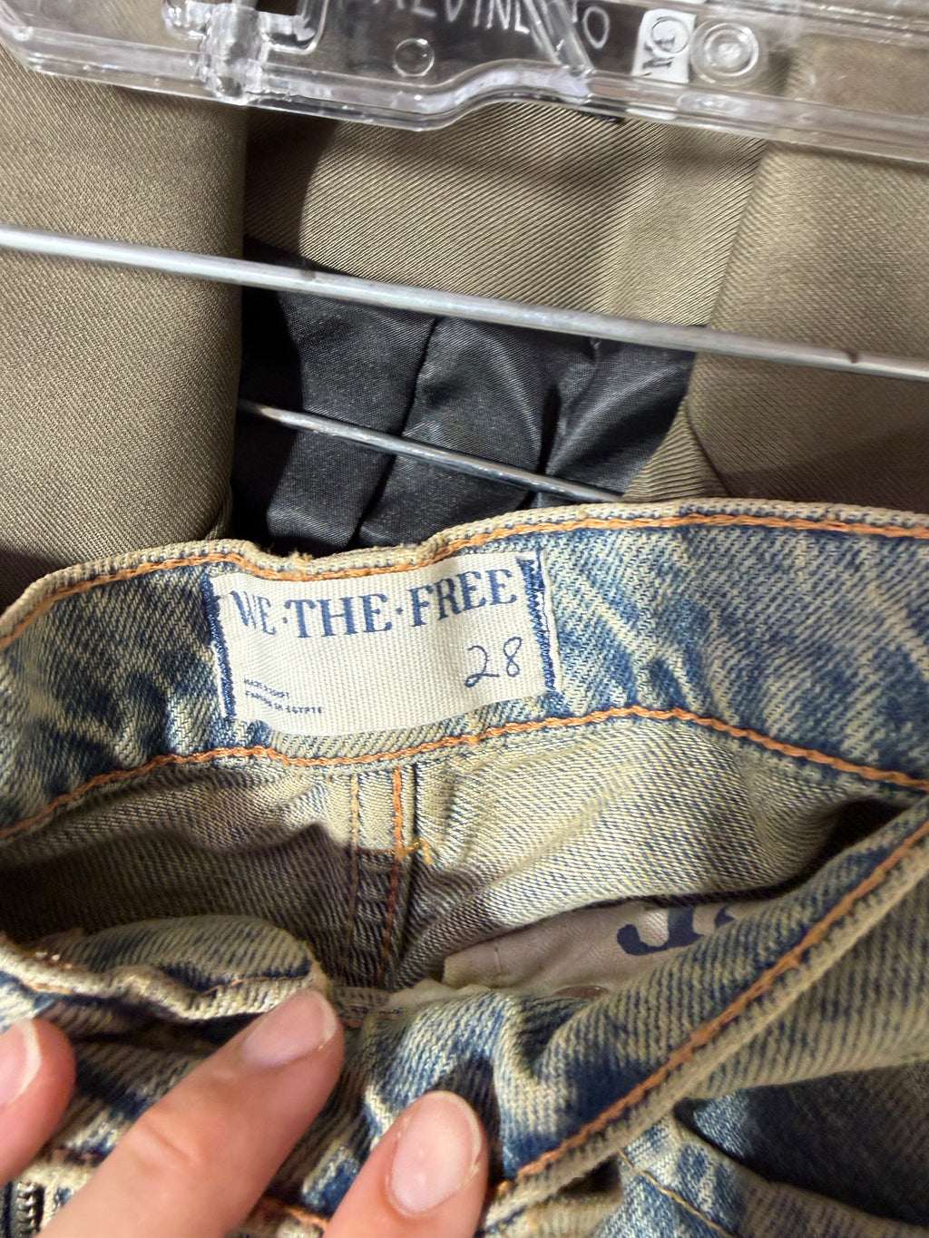 Free People "We The Free" wide leg jeans women's sz 28