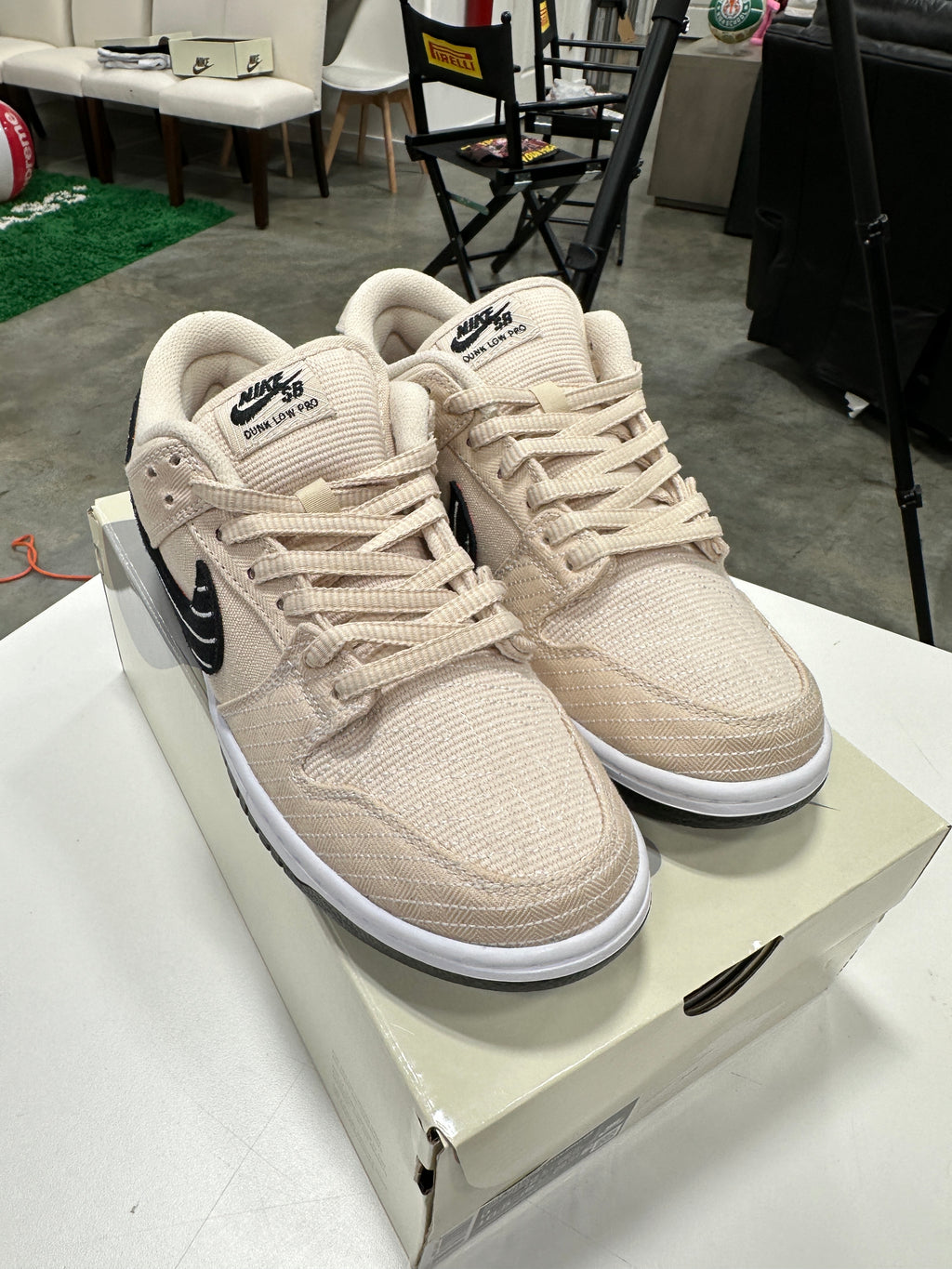 Nike SB Dunk Low Albino & Preto sz 9