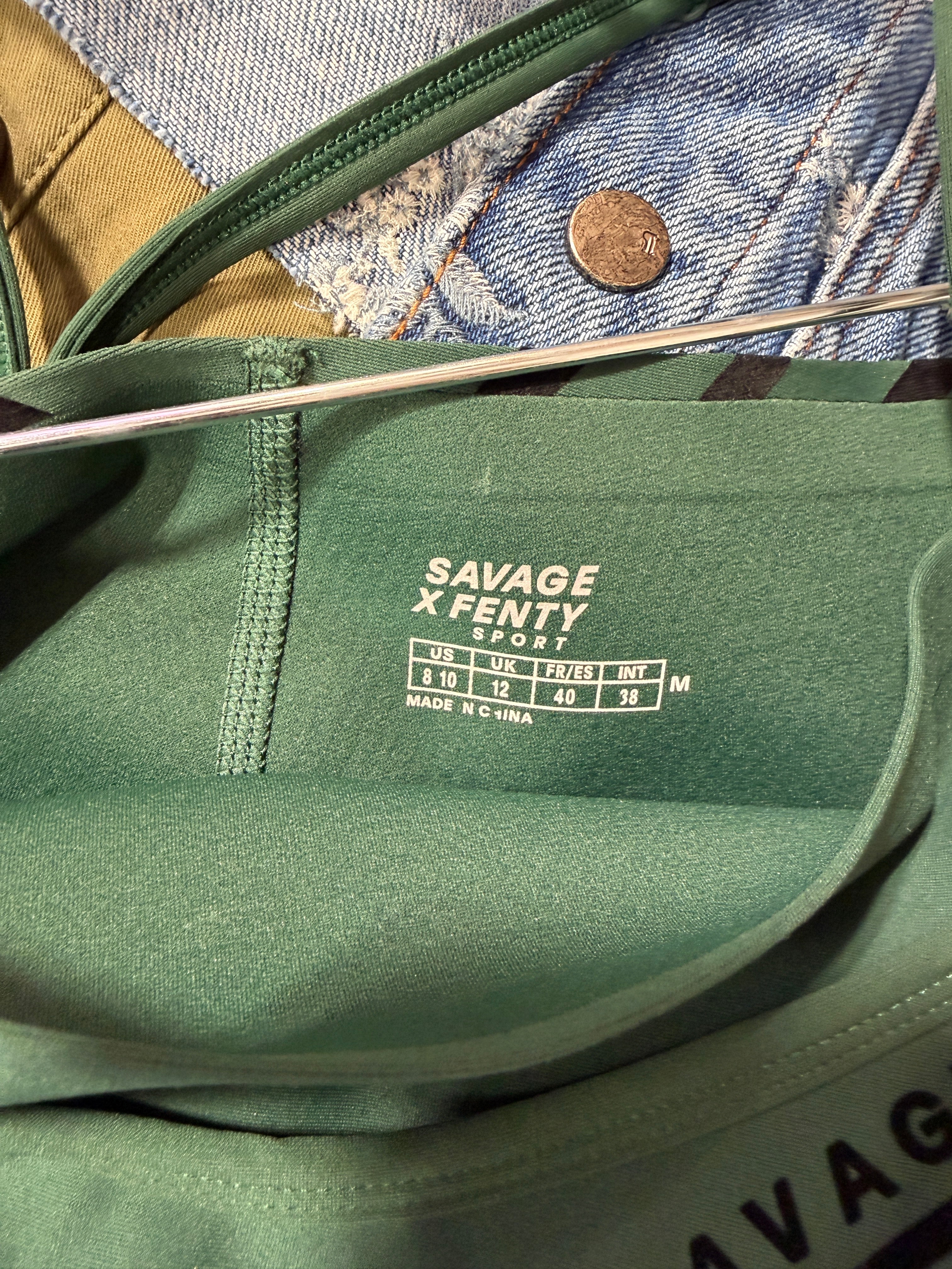 Special FX Activewear Set in botanical green women's sz 8-10