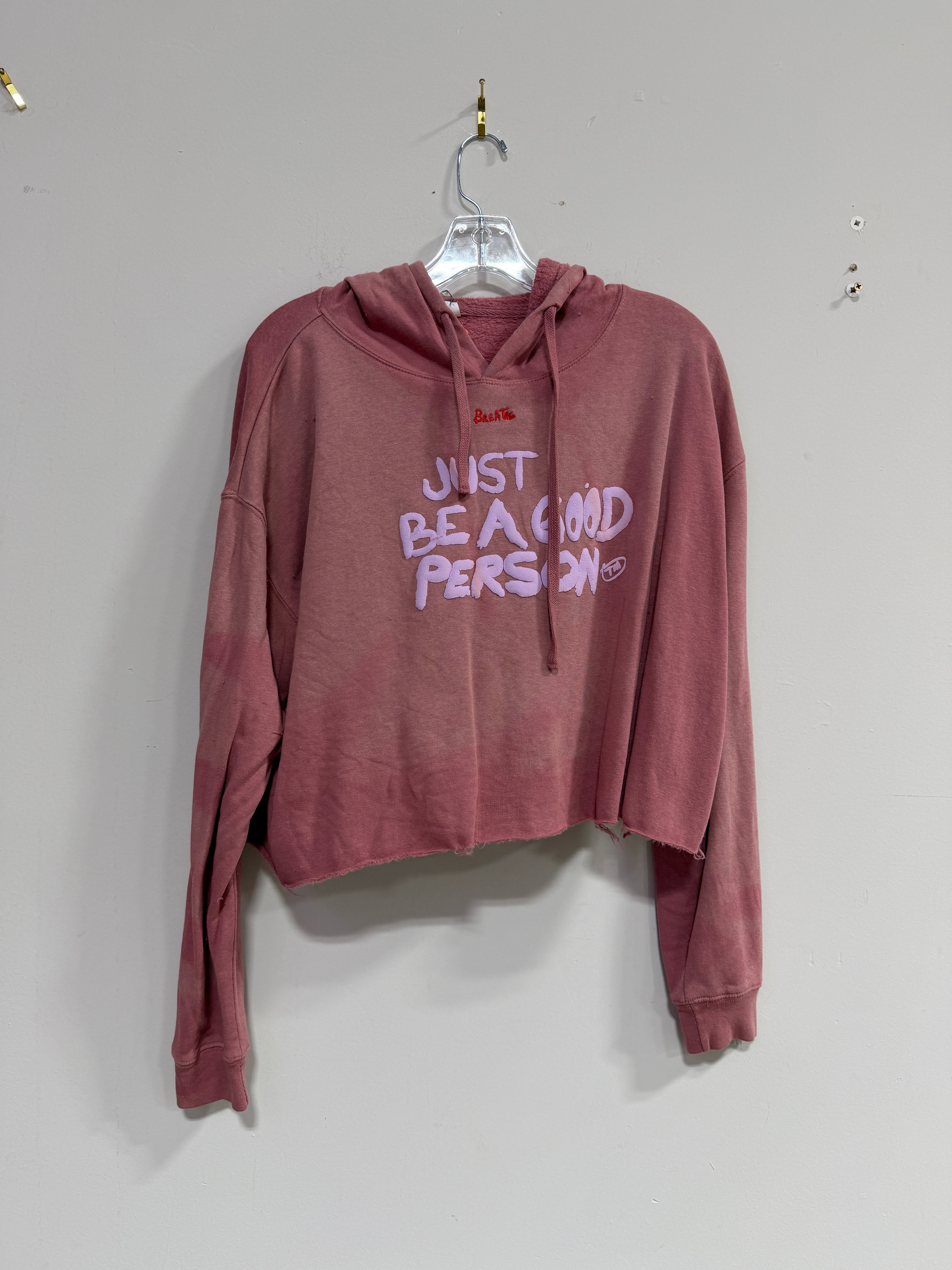 Just be a good person hoodie sz M