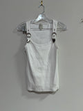 Maeve Anthropologie buckle up tank top in white women's sz S