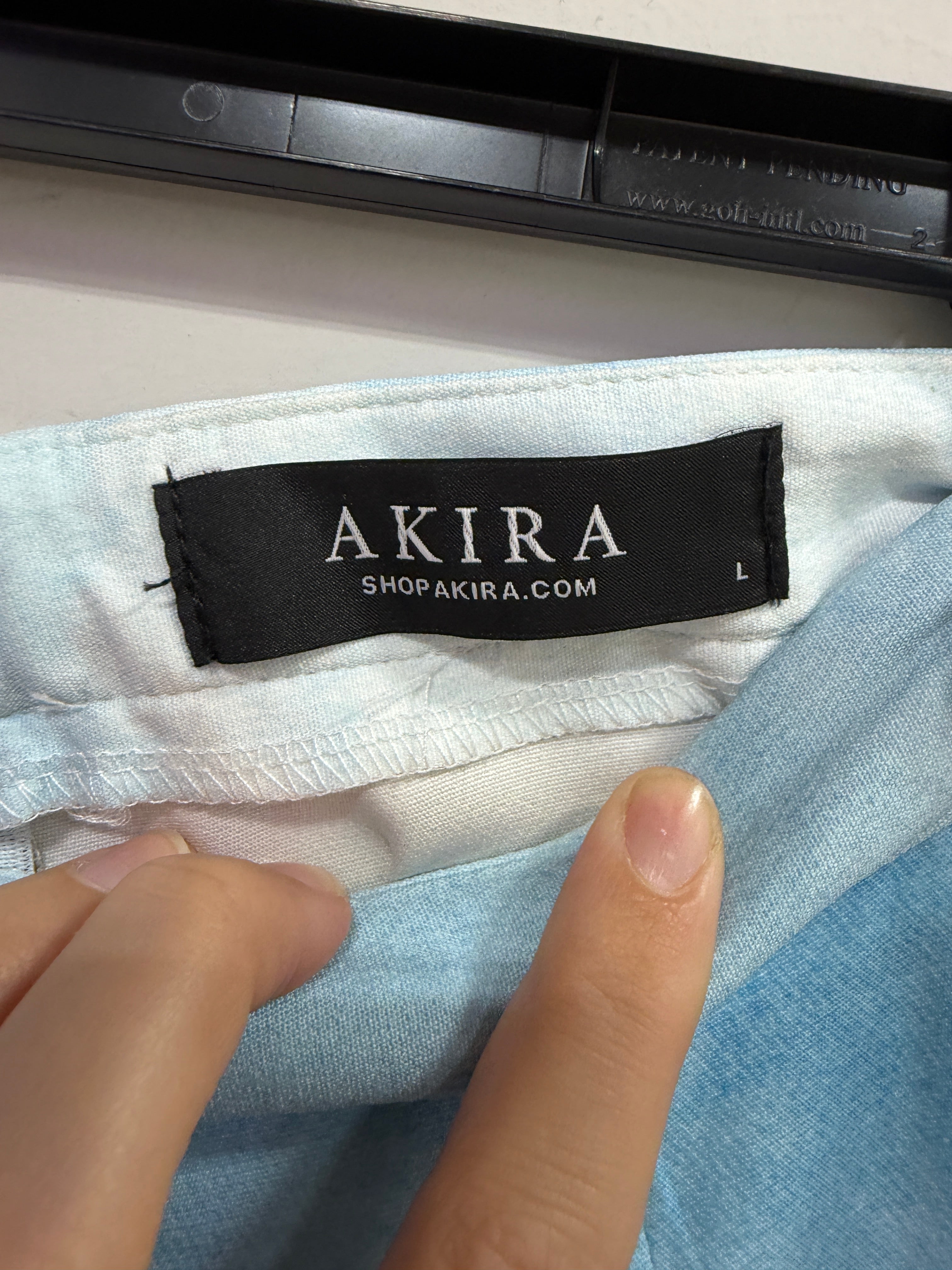 AKIRA Label Look Up Printed Blazer and Pant set women's sz L