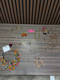 Assorted fashion and costume jewelry