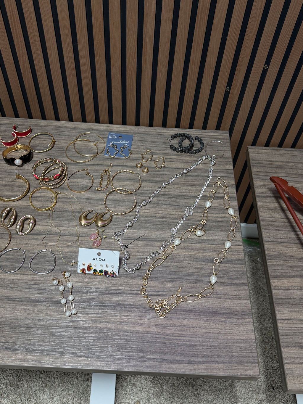 Assorted fashion and costume jewelry