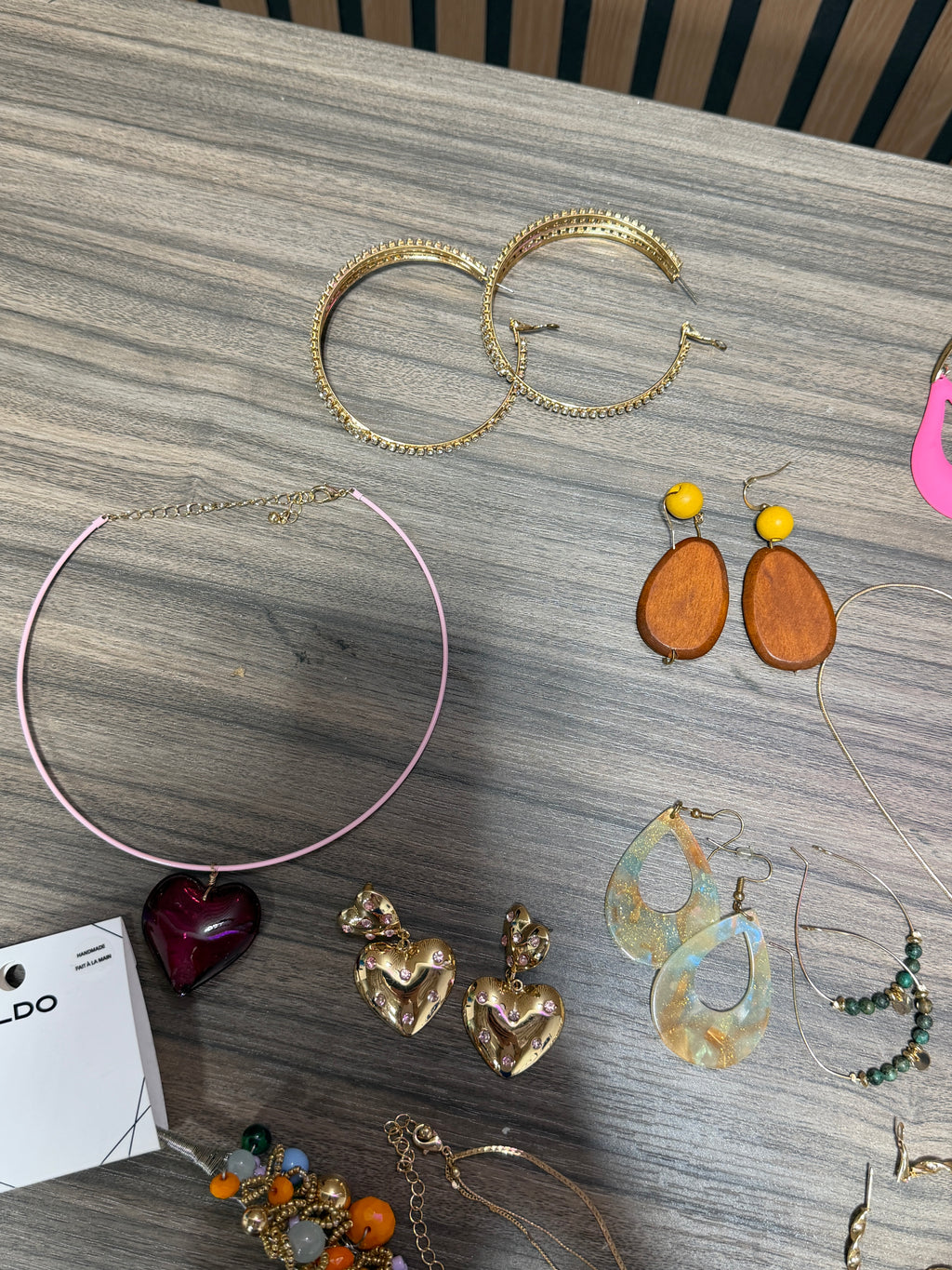 Assorted fashion and costume jewelry