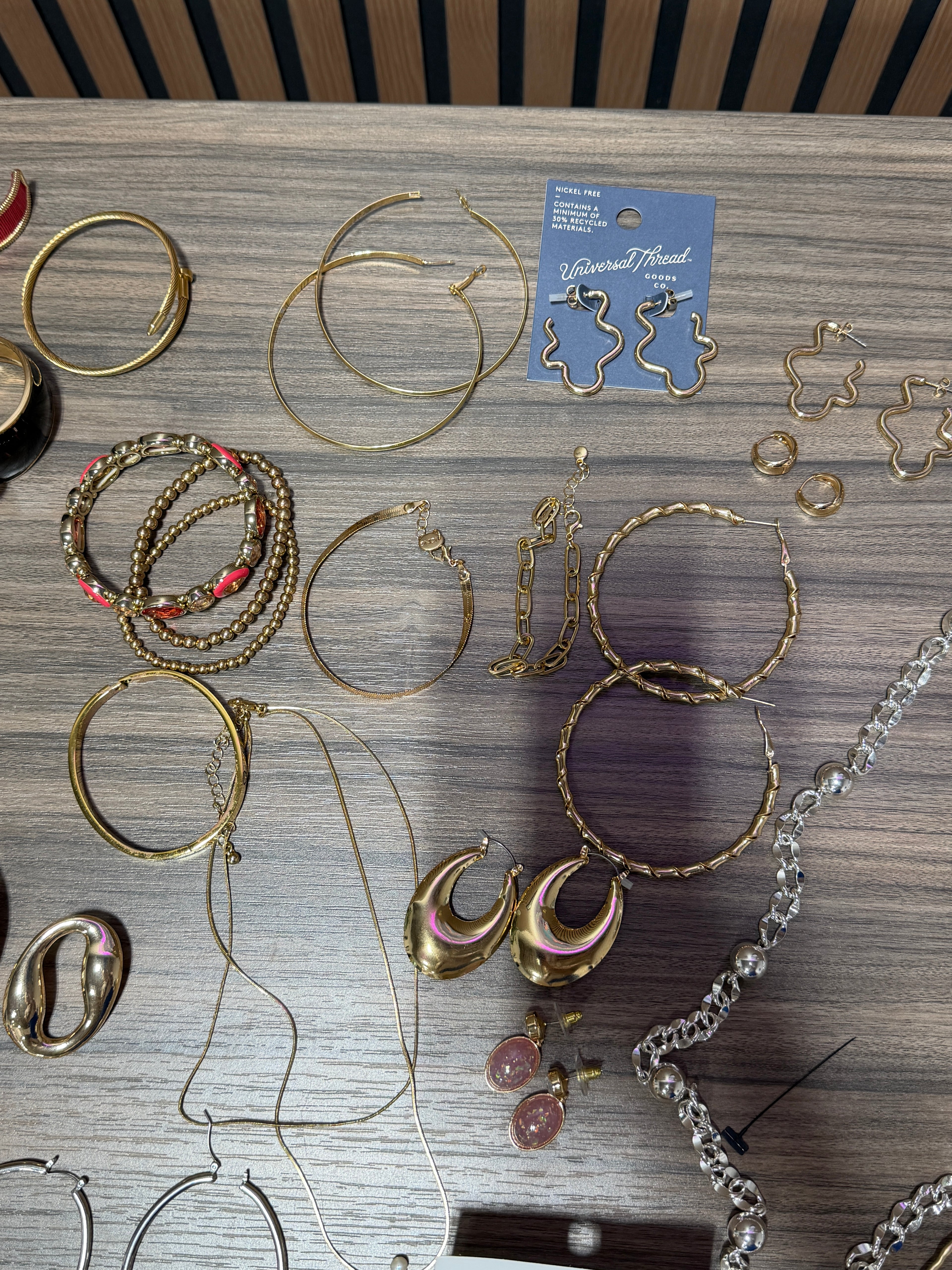 Assorted fashion and costume jewelry