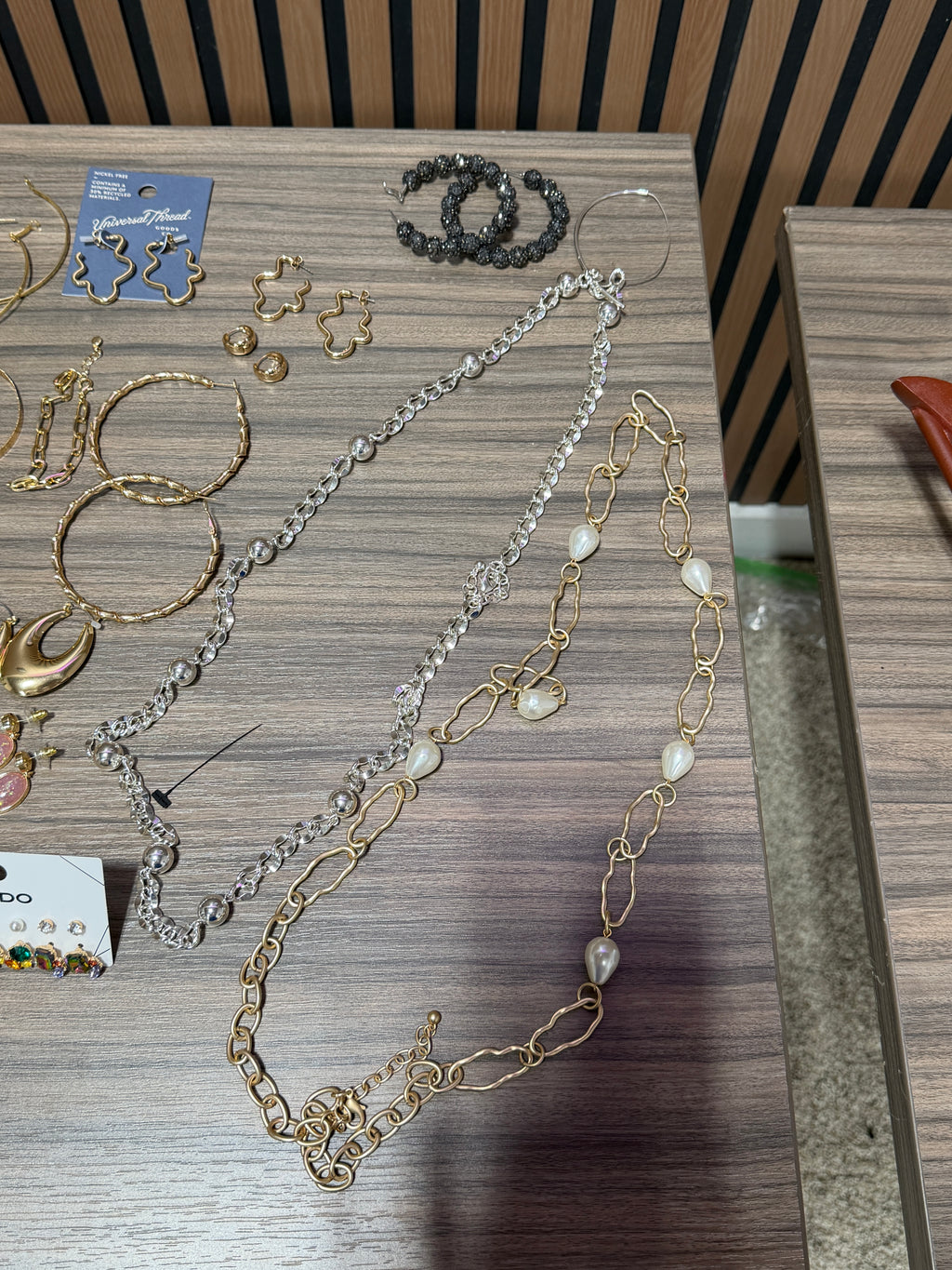 Assorted fashion and costume jewelry