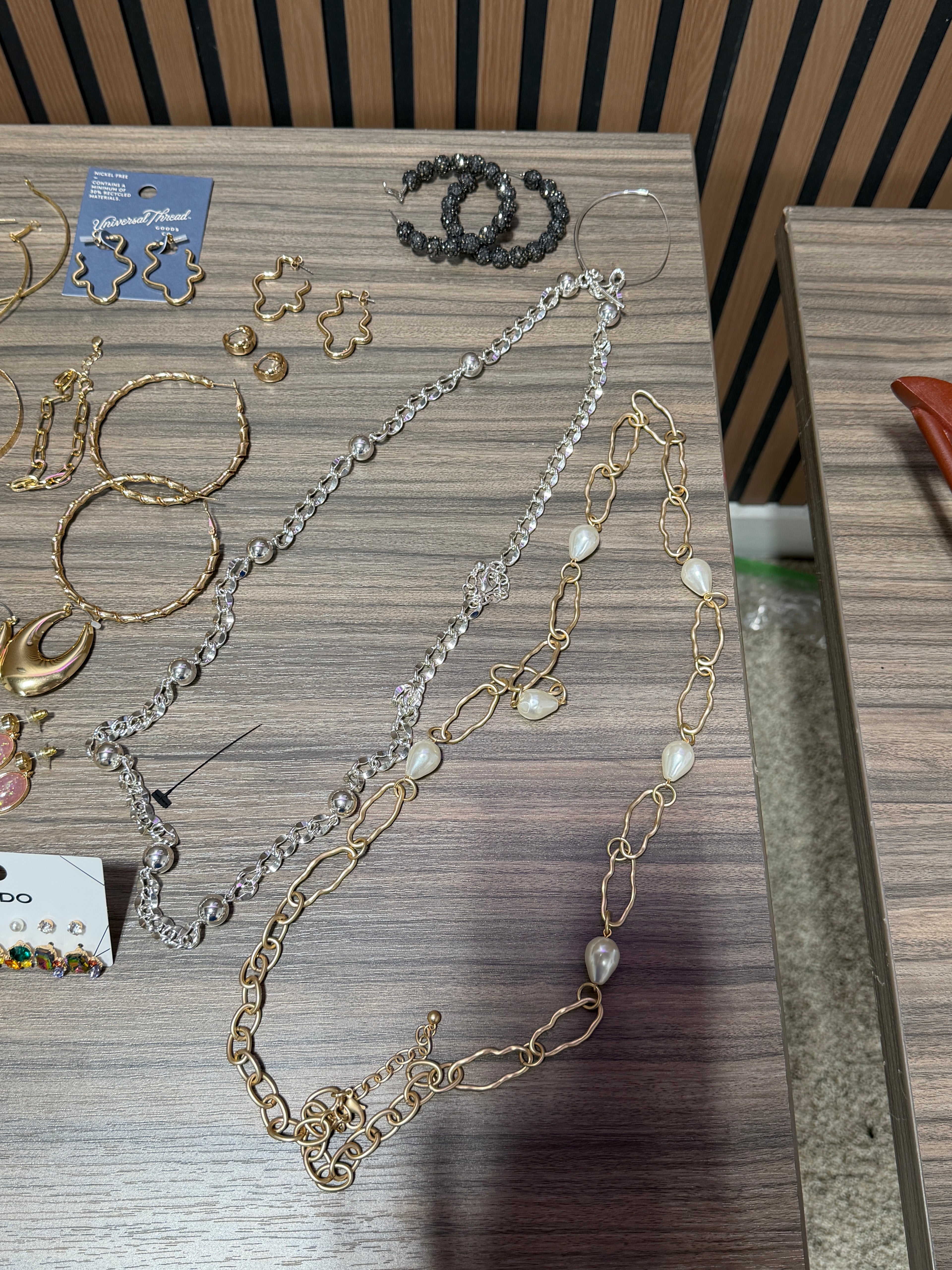 Assorted fashion and costume jewelry