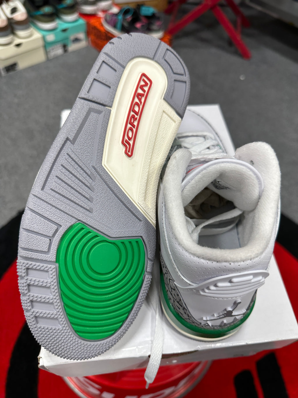 Wmns Jordan 3 Lucky Green Sz 5.5