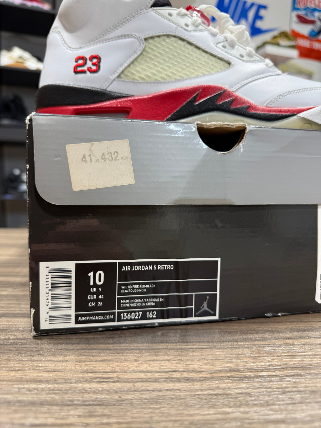 Jordan 5 Fire Red Sz 10 2006
