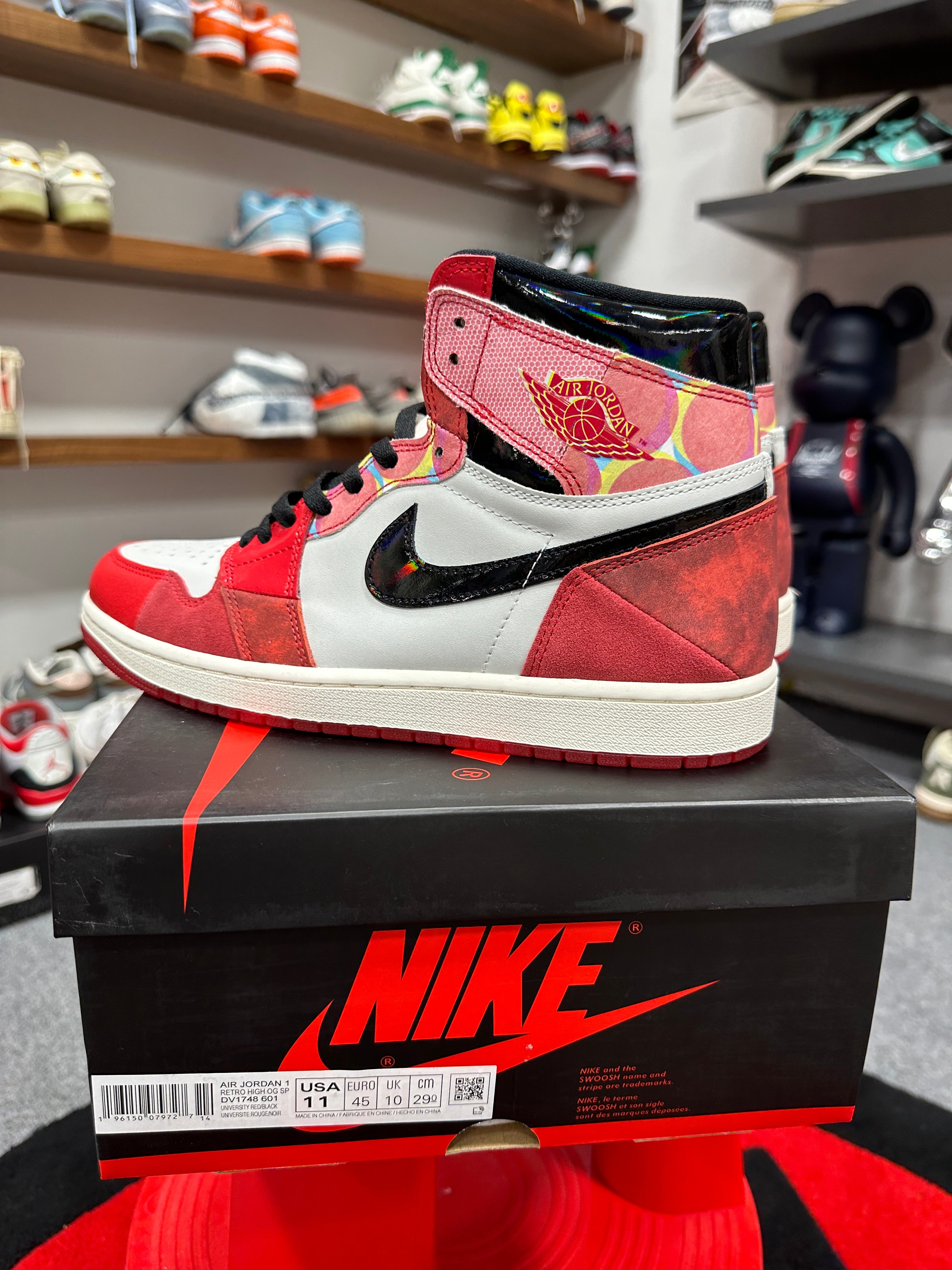 Jordan 1 Spiderman Sz 11