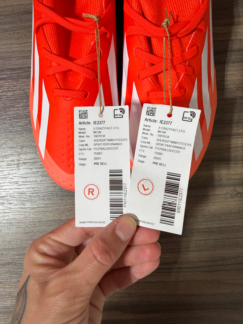 Adidas X Crazyfast League FG Soccer Cleats Sz 9