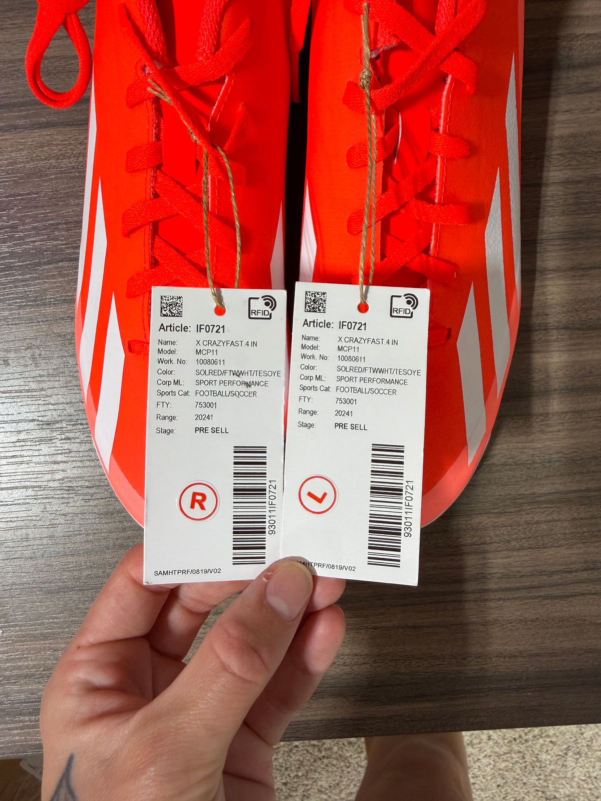 Adidas X Crazyfast Club IN Sz 9