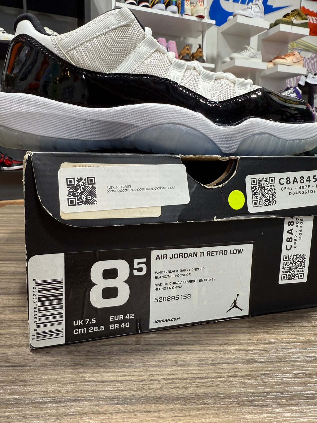 Air Jordan 11 Concord Sz 8.5 Read Description MIDSOLE DISCONNECT
