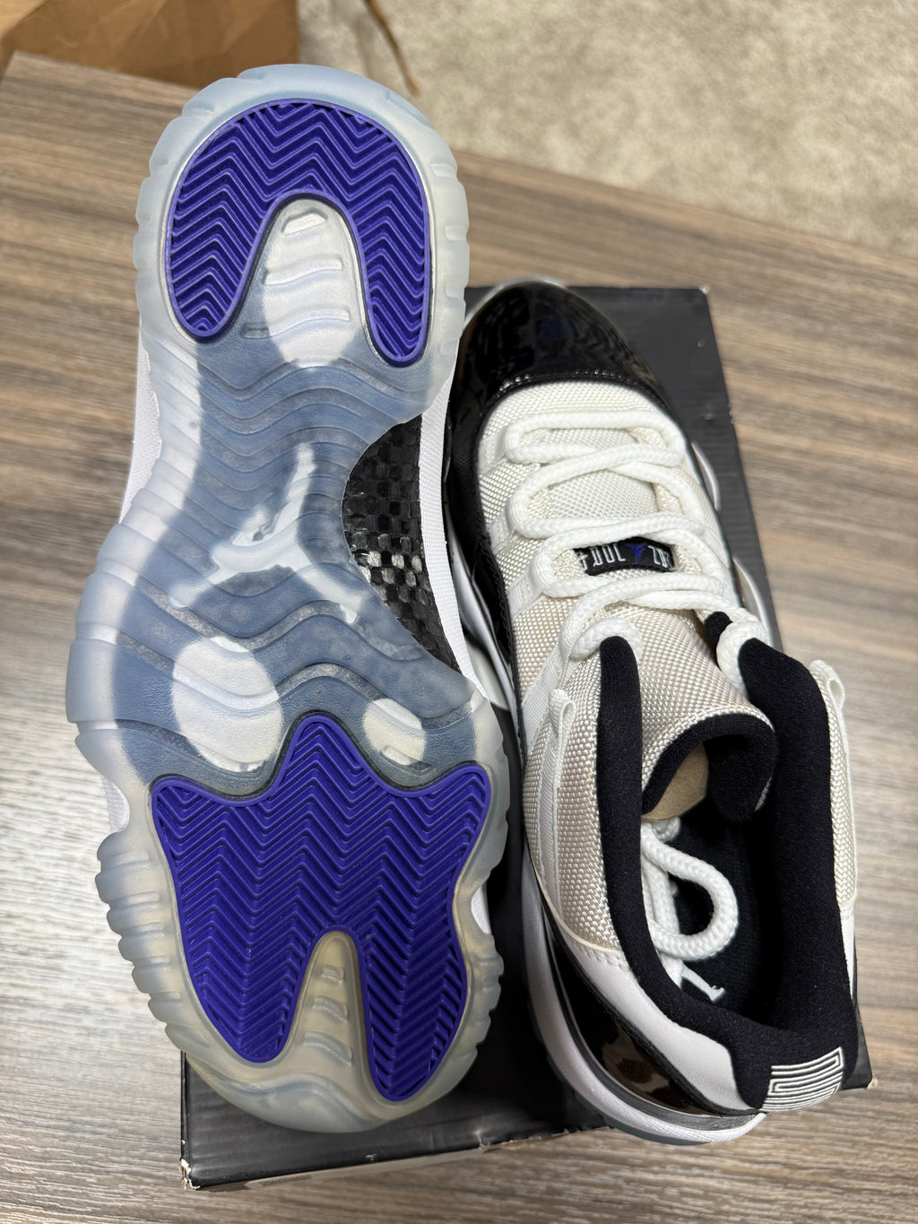 Air Jordan 11 Concord Sz 8.5 Read Description MIDSOLE DISCONNECT