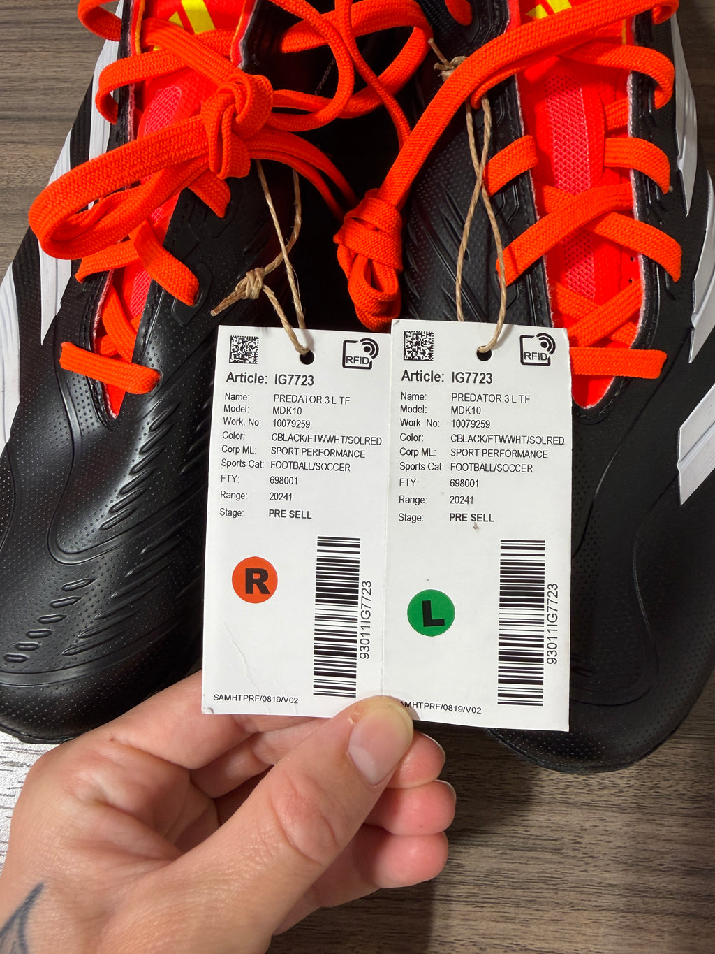 Adidas Predator 24 League Low TF Solar Energy Pack Sz 9
