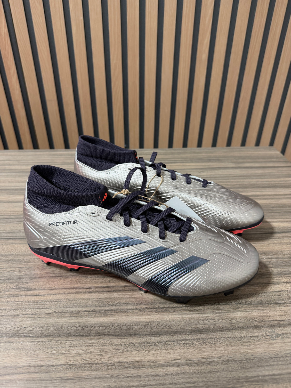 Adidas Predator League Sock Firm Ground Cleats Sz 9